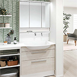 洗面化粧台取替